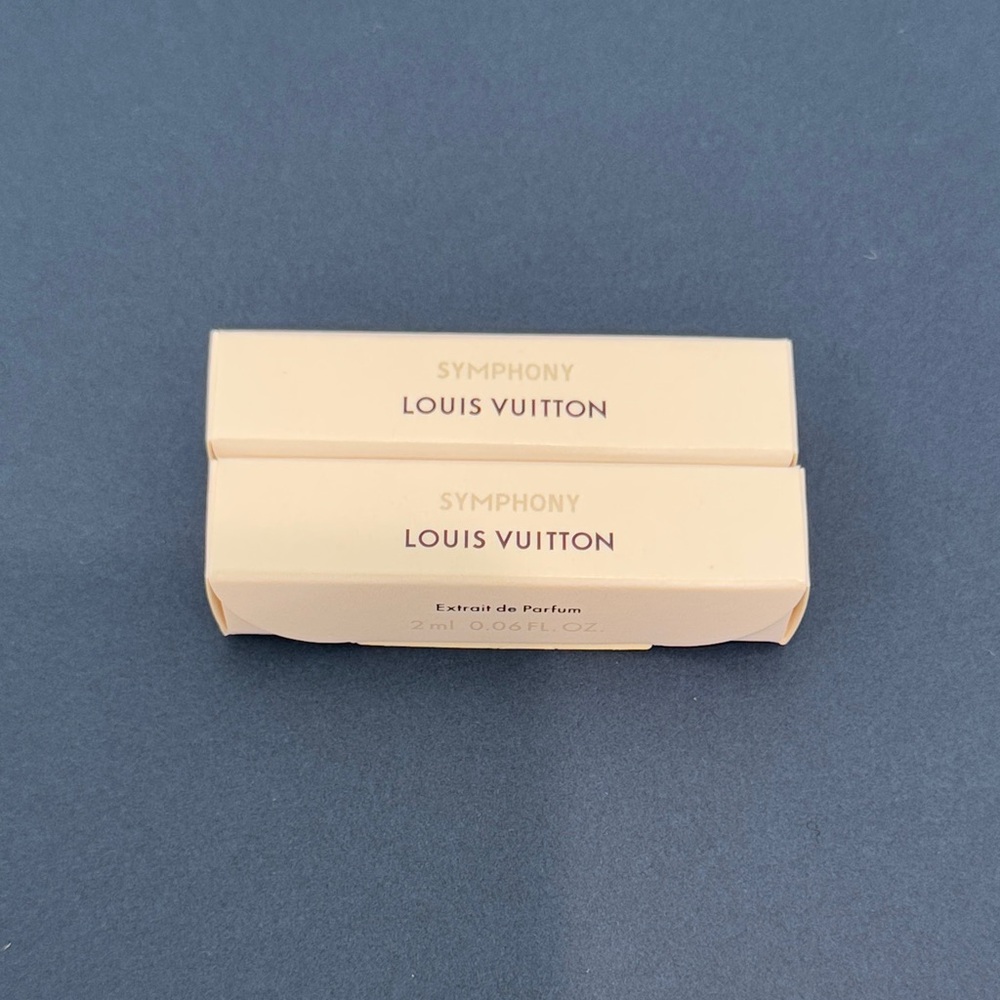 2x Brand New Louis Vuitton Symphony Perfume Eau de Parfum Samples 2mL
